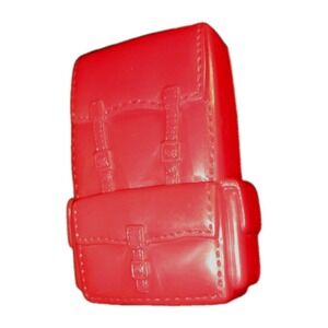 Vintage Barbie Red Backpack Hiking Camping Mattel Accessories plastic Hong Kong